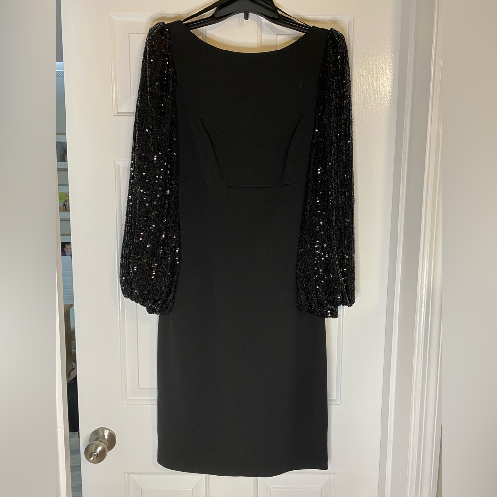 Cocktail Dress, Size 10, Black, Eliza J